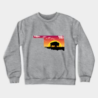 Oklahoma Buffalo Silhouette Crewneck Sweatshirt